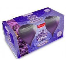 CANDELA VASETTO 60GR 2PZ LAVANDER (8pz)